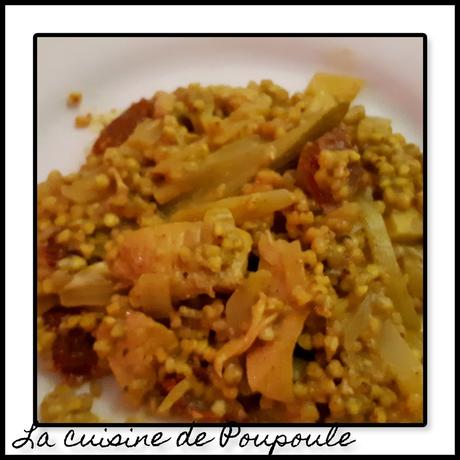 RISOTTO DE SARRASIN AU FENOUIL ET POULET 