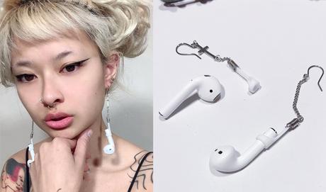 Pour ne plus les perde, elle transforme ses AirPods en boucles d’oreilles Pour ne plus les perde, elle transforme ses AirPods en boucles d’oreilles