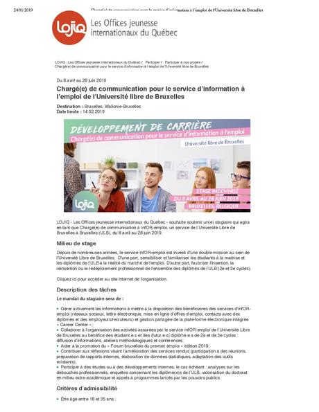 Chargé(e) de communication et événementiel pour la SSTA