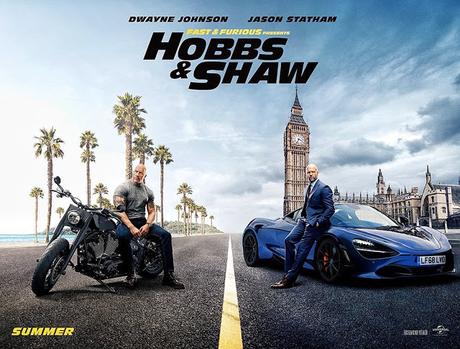 Première affiche teaser US pour Hobbs and Shaw de David Leitch