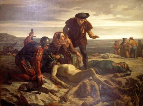 La Mort de Charles le Téméraire devant Nancy par Charles Houry (1852)
