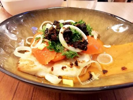 Turbot, carottes, potiron © Gourmets&co Turbot, carottes, potiron © Gourmets&co