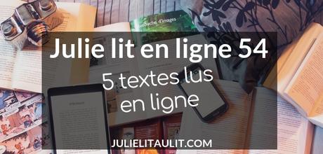 Julie lit en ligne | Semaine 54