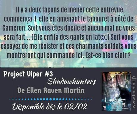 #BookTourProjectViper » Les extraits