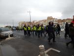 Les gilets jaunes sétois mobilisés.
