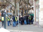 Les gilets jaunes sétois mobilisés.