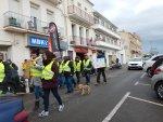 Les gilets jaunes sétois mobilisés.