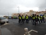 Les gilets jaunes sétois mobilisés.