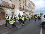 Les gilets jaunes sétois mobilisés.