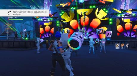 Fortnite avec Dj Marshmello Fortnite avec Dj Marshmello