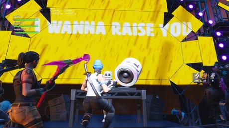 Fortnite avec Dj Marshmello Dj MARSHMELLO Fortnite