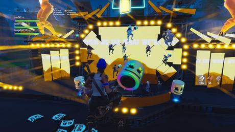 Fortnite avec Dj Marshmello fortnite marshmello fly