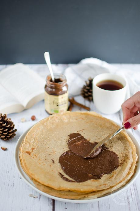 Crêpes au lait de noisette (sans lactose, IG bas)