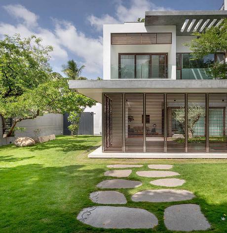 villa tropicale maison architecte - blog déco - clem around the corner