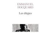 (Note lecture), Emmanuel Hocquard, Elégies, Didier Cahen
