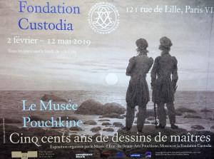 Fondation CUSTODIA  » Le Musée Pouchkine » Cinq cents de dessins de maîtres- 2 Février au 12 Mai 2019