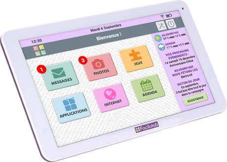 Innovation : Facilotab, la tablette intuitive et simplifiée