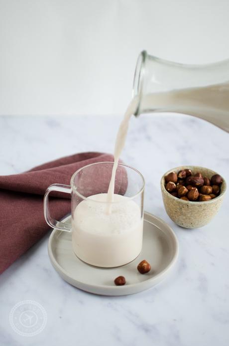 Lait de noisette gourmand et fait maison !