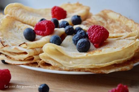 Crêpes vegan au lait d’amande Crêpes vegan au lait d’amande