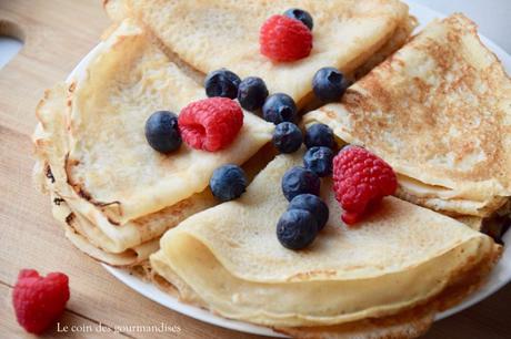 Crêpes vegan au lait d’amande Crêpes vegan au lait d’amande