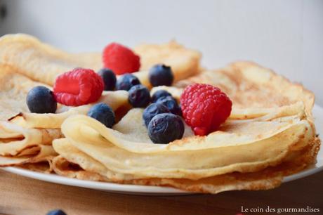 Crêpes vegan au lait d’amande Crêpes vegan au lait d’amande