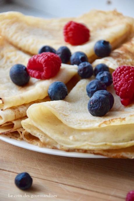 Crêpes vegan au lait d’amande Crêpes vegan au lait d’amande