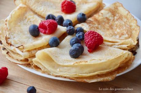 Crêpes vegan au lait d’amande Crêpes vegan au lait d’amande