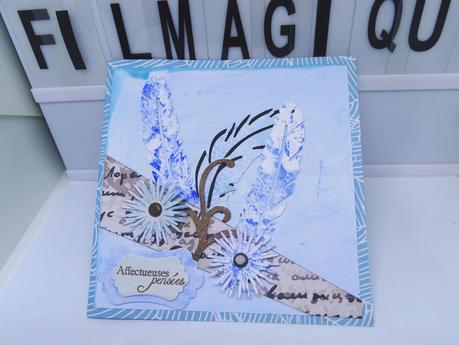 Une carte challenge devenue carte de voeux Une carte challenge devenue carte de voeux