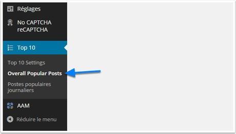 Comment afficher les meilleurs articles de votre blog avec le plugin Top 10 sur WordPress overall-popular-posts