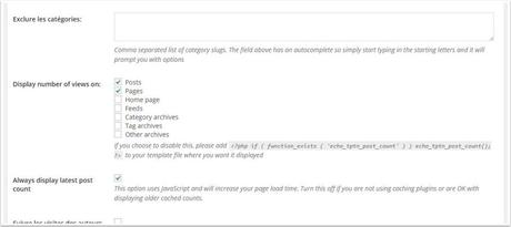 Comment afficher les meilleurs articles de votre blog avec le plugin Top 10 sur WordPress general-options-top-10