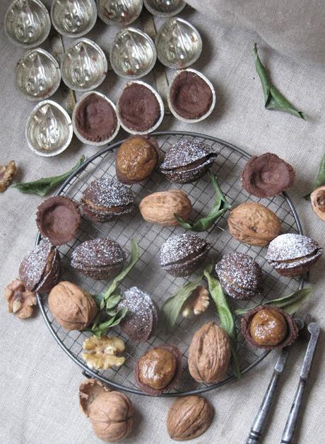 Petits gâteaux en forme de noix