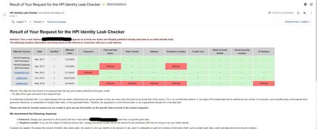 leak checker report