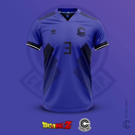 Il imagine des maillots de foot Dragon Ball Z