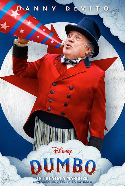 Nouvelles affiches personnages US pour Dumbo de Tim Burton Nouvelles affiches personnages US pour Dumbo de Tim Burton
