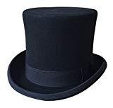 Les Victoires de la musique et ses looks originaux La Vogue Homme Chapeau Haut Magicien Laine Classique Traditionnel Fête Hiver Automne Noir XL