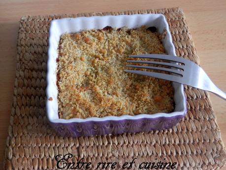 Crumble de poireaux au chèvre et parmesan Crumble de poireaux au chèvre et parmesan