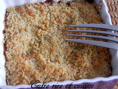 Crumble de poireaux au chèvre et parmesan Crumble de poireaux au chèvre et parmesan