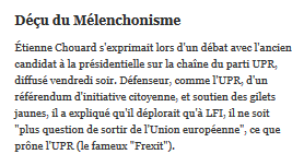 Bal des vampires chez les conspis #Chouard #asselineau #UPR #Ric #Frexit