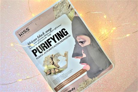 masque KISS New York masque purifiant savon noir