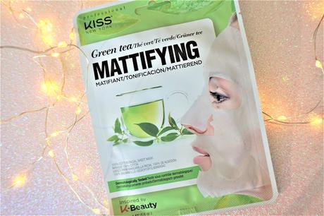 masque KISS New York matifiant au thé vert