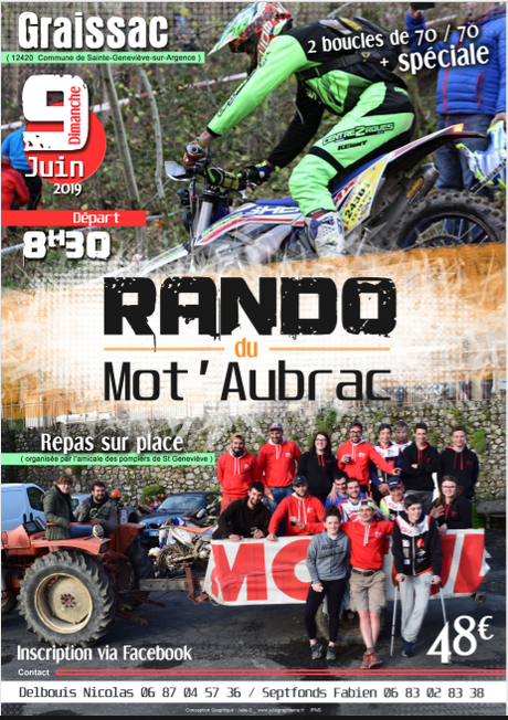 Rando moto du Mot 'Aubrac à Graissac (12), le 9 juin 2019 Rando moto du Mot 'Aubrac à Graissac (12), le 9 juin 2019