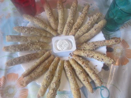 Recette - Mini gressins pour l'apéritif....