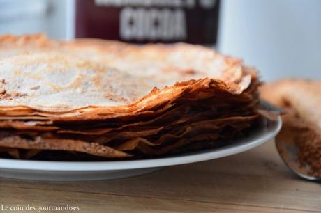 Crêpes ultra fines au chocolat