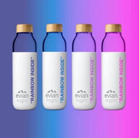 Le design de la bouteille Virgil Abloh x Evian se dévoile