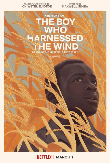 Nouvelle affiche US pour The Man Who Harnessed The Wind de et avec Chiwetel Ejiofor
