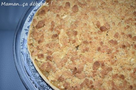 Tarte crumble aux pommes