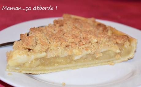 Tarte crumble aux pommes