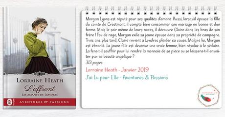 Les amants de Londres #1 – L’affront – Lorraine Heath