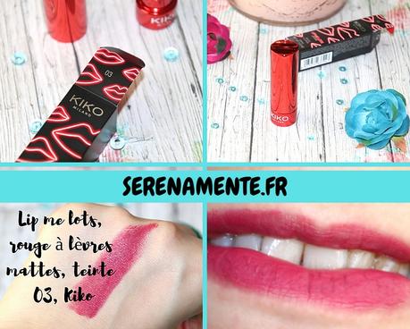 Lip me lots, le rouge à lèvres pour la Saint-Valentin par Kiko ? Mon avis ! Lip me lots, le rouge à lèvres pour la Saint-Valentin par Kiko ? Mon avis !