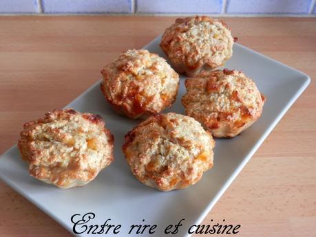 Muffins tous blancs : coco, tofu soyeux, rhum, chocolat blanc (sans oeuf, sans beurre) Muffins tous blancs : coco, tofu soyeux, rhum, chocolat blanc (sans oeuf, sans beurre)